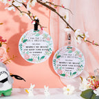 Pligreat 2 Pack No Touching Car Seat Sign, Flowers Pattern No Kissing Stroller Tag With Hanging Straps And Clip, No Touching Bab