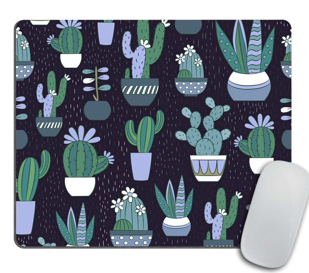 Cactus Mouse Pad, Cactus Mousepad, Cactus Office Decor Mouse Mat, Desk Accessories Succulent Mouse Pad