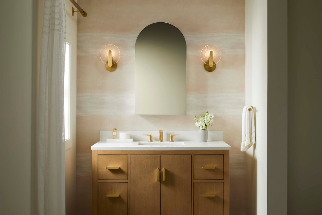 Kohler Embark Medicine Cabinet, Deep Storage With Adjustable Shelves And Arch Mirrored Door, 20' X 36'