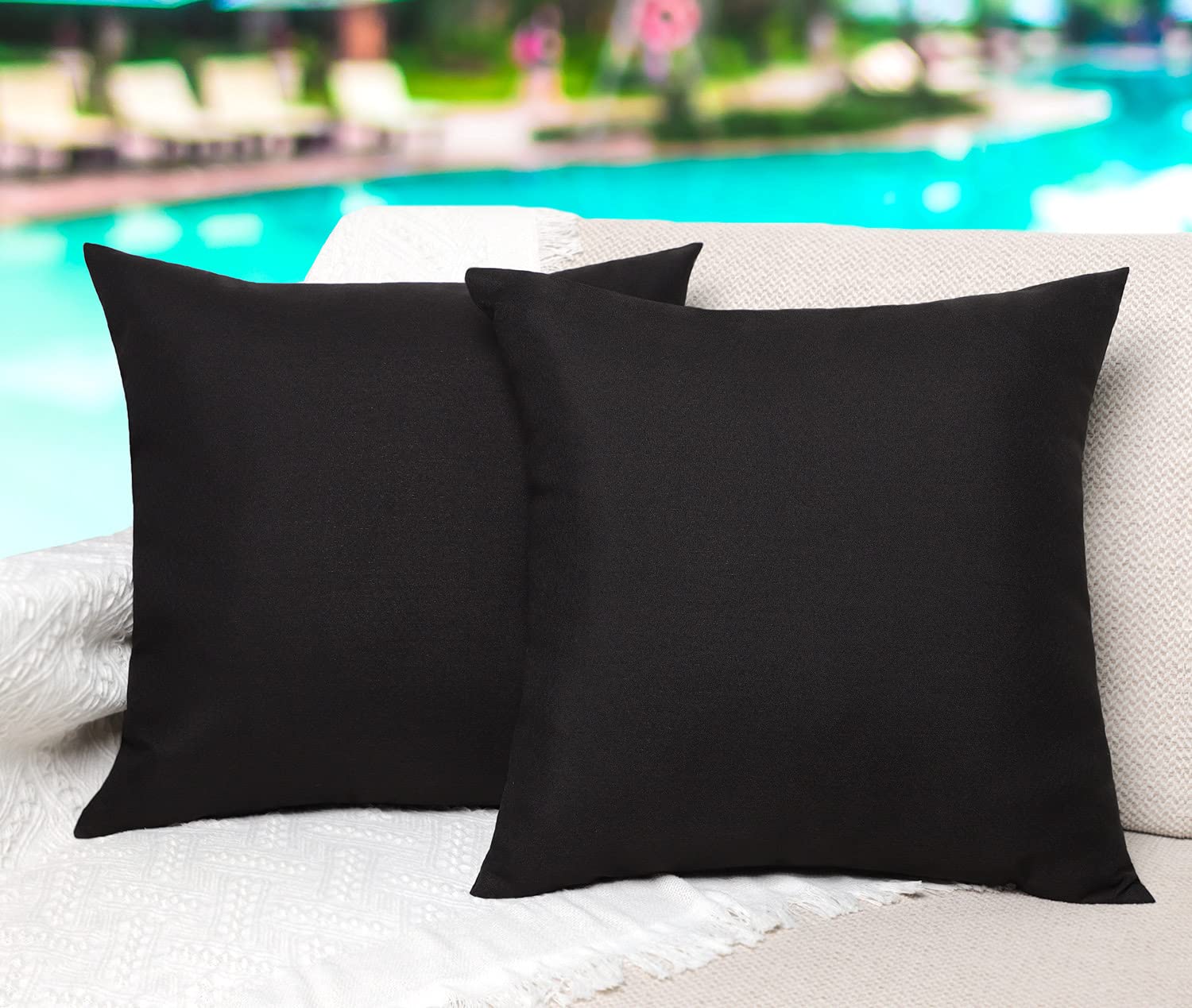 4Th Emotion Outdoor Waterproof Throw Pillow Covers Garden Cushion Case For Patio Couch Sofa Polyester Halloween Home Decoration