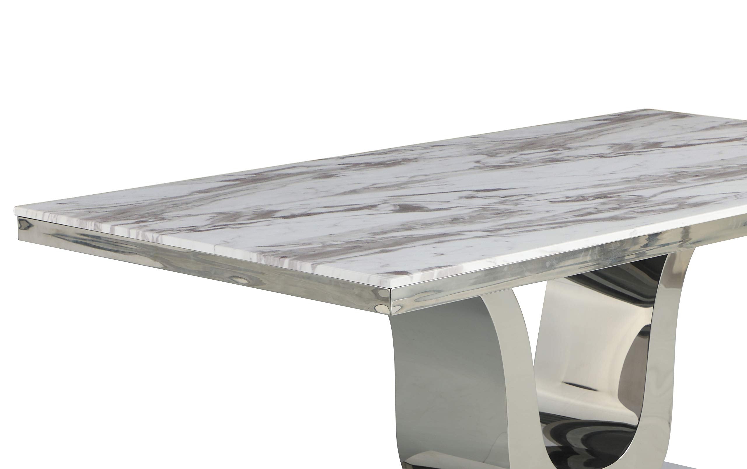 Furniture D13-8Sc164 Dining Set, Dark Gray