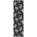 Seabreeze Sz13 Black Coastal Rug Runner 2' 3" X 7 ' 6"
