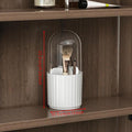 Snappsy Bathroom Cabinet, Adjustable Shelves, Under Sink Storage, Cream Color, Multifunctional White Rotating Brush