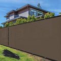 Tang Privacy Fence Screen Brown 5' X 142' For Patio Garden Heavy Duty Residential Windscreen Fence Privacy Blockage For Backyard