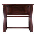 Winsome Wood Harrington Drop Leaf High Table, Antique Walnut