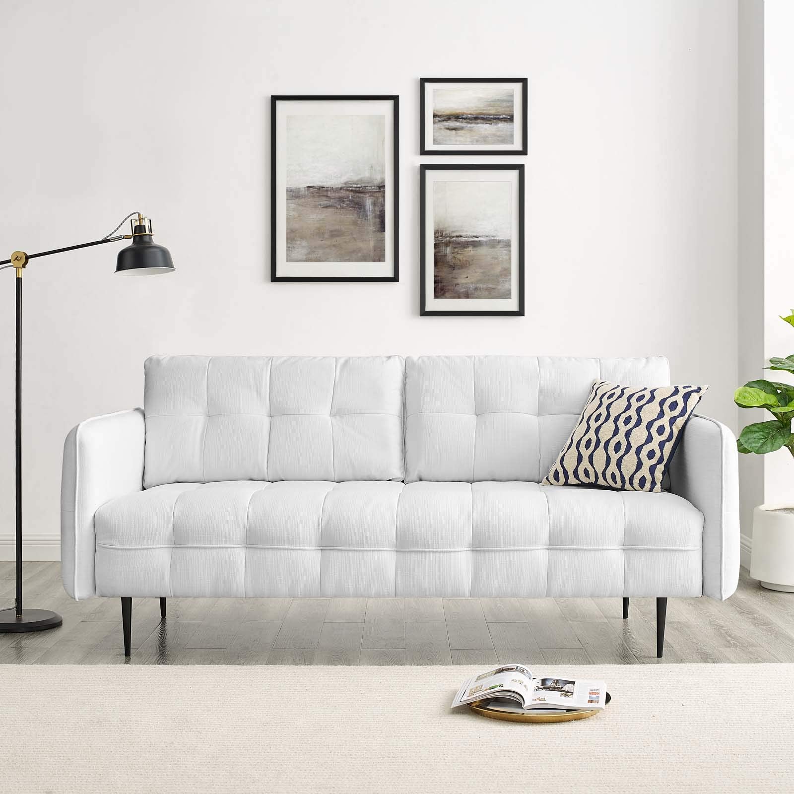 Modway Cameron Sofas, White