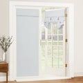 RYB HOME French Door Curtains - Privacy Blackout Tricia Door Window Tie up Shades Energy Saving for Kitchen Dining Kids Nursery 