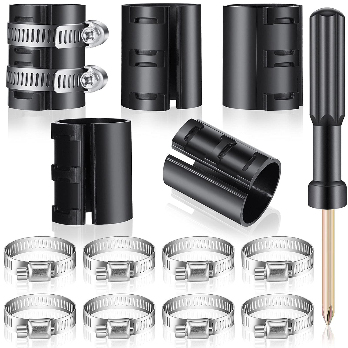 Ferraycle Fixing A Sinking Office Chair Cylinder Alternatives 10 Pieces Stainless Steel Hose Clamps 5 Pieces Gas Lift With Dual-