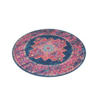 Nourison Passion Blue 8' X Round Area-Rug, Boho, Traditional, Easy-Cleaning, Non Shedding, Bed Room, Living Room, Hallway, (8' R