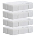 TYEERS Under Bed Storage Containers, Durable Fabric, Washable, Collapsible, Under Bed Storage Bins for Clothes, Blankets, Sheets