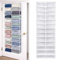 Maasechs Over The Door Hoodie Organizer 26 Pocket Organizer, White