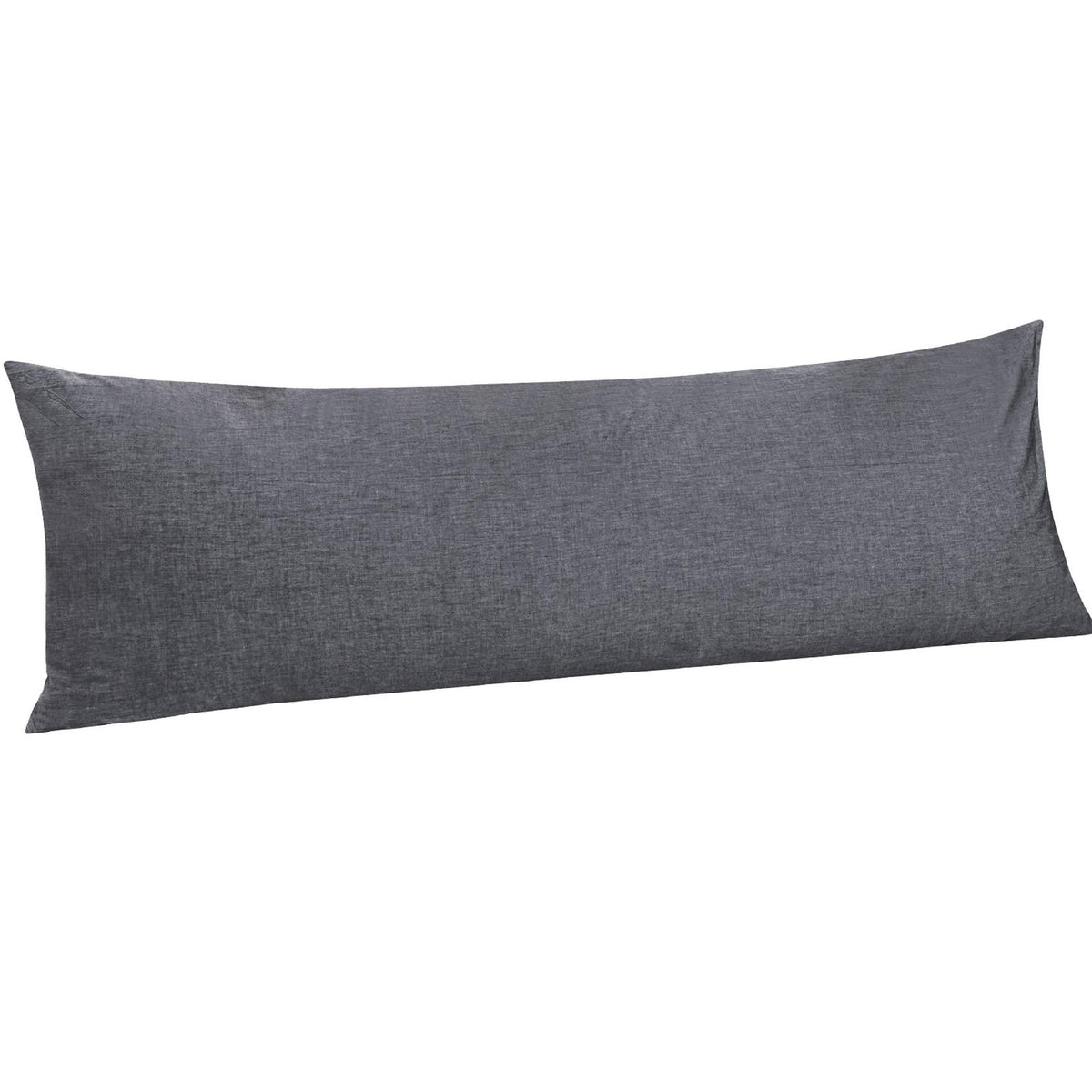 Ntbay Stone Washed Cotton Body Pillow Cover, Reduces Allergies And Respiratory Irritation For Adults Pregnant Body Pillowcase, 2