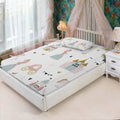 Musolei Princess Fitted Sheet Set Cute Girl Castle Sheet Girl Bed Sheets Girls Teens Kids Bedding Set 1 Deep Pocket Fitted Sheet