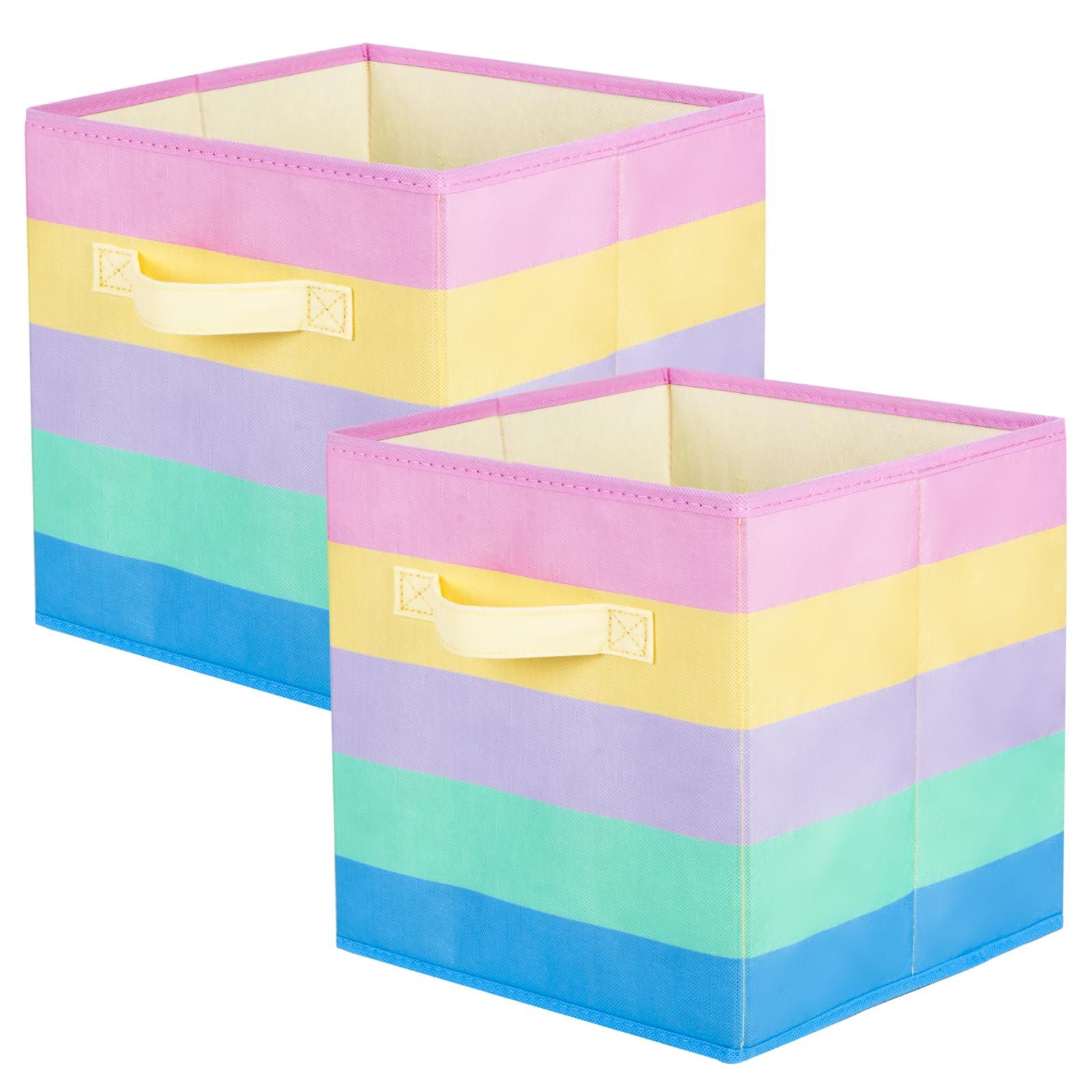 ShellKingdom Storage Bins, Foldable Fabric Storage Cubes And Cloth Storage Organizer Drawer For Closet And Toys Storage, 2 Pack 