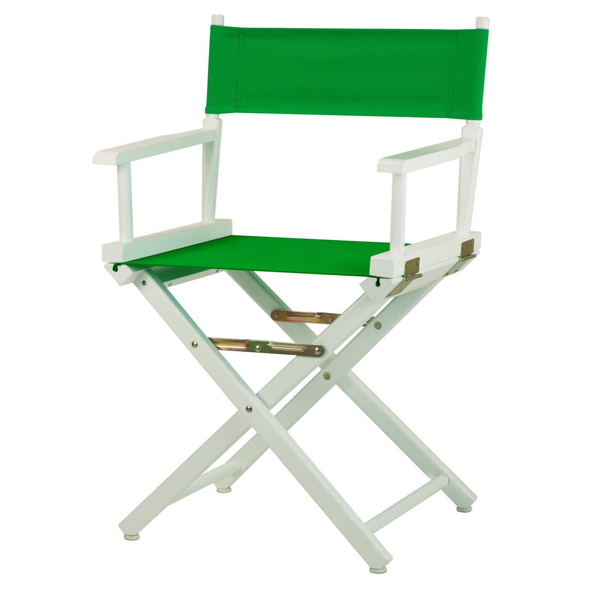 Casual Home 18&quot; Director'S Chair White Frame With Green Canvas