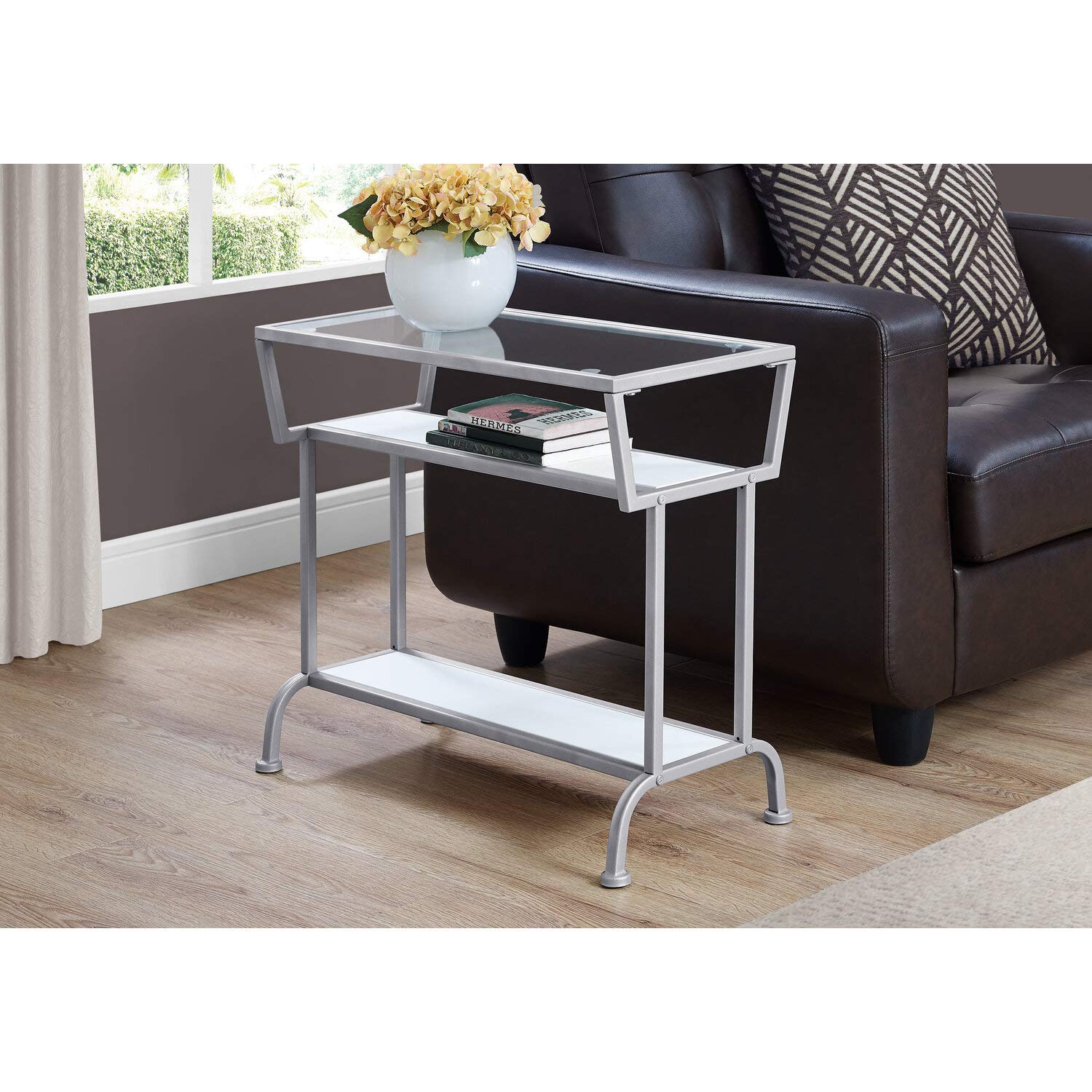 Monarch Specialties ACCENT TABLE One Size DARK TAUPE