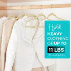 House Day Premium Velvet Hangers 50 Pack, Non-Slip Flocked Felt Hangers, Sturdy Clothes Hangers Heavy Duty Coat Hangers & Suit H