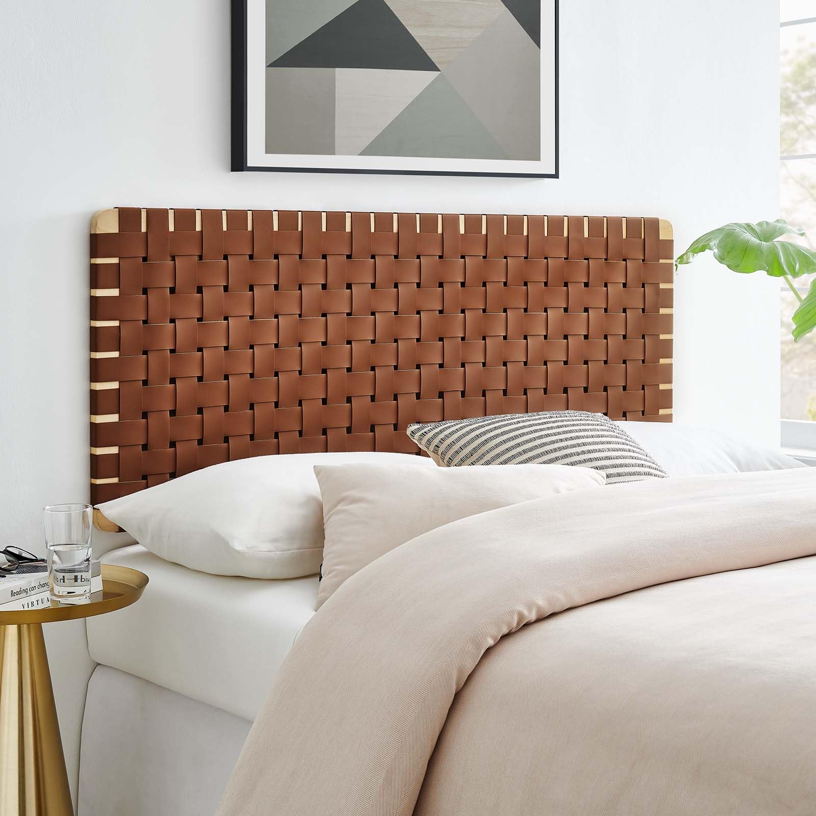 Modway Sparta headboards, Full, Natural Brown