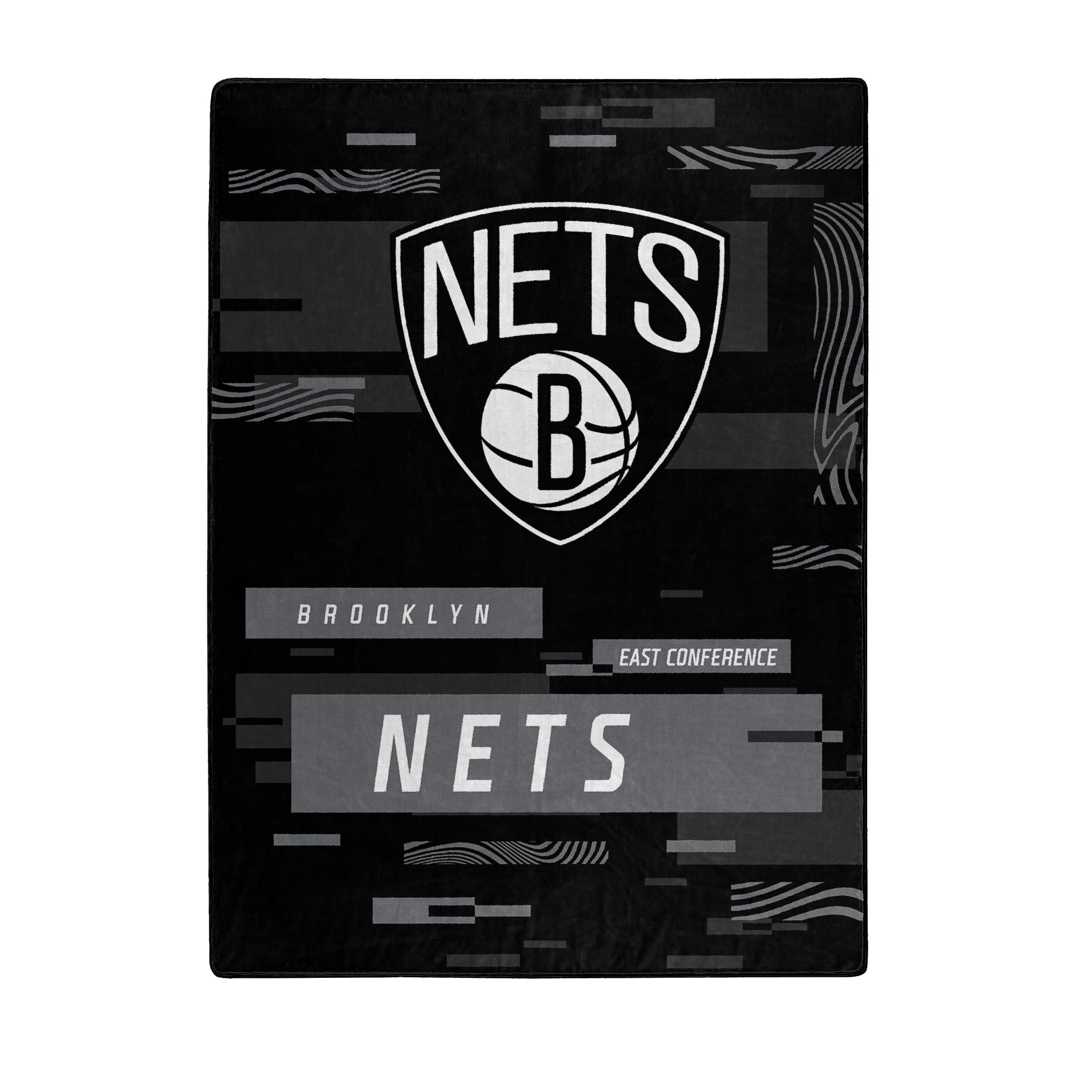 Northwest NBA Brooklyn Nets Raschel Throw Blanket, 60' x 80', Digitize