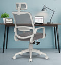 Da Urban Dysen Office Chair, High Back Mesh Ergonomic Home Office Desk Chair With 1 Year Warranty,Tilt Lock Mechanism (Grey)