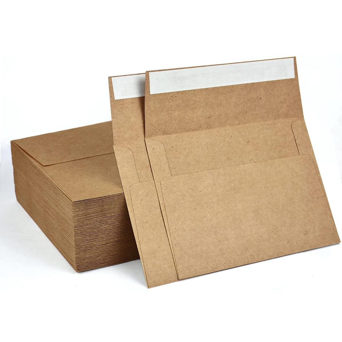 A1 Small Envelope - Mini Brown Kraft Paper Envelopes| Self Sealing |Perfect Sized Envelopes For Personalize Gift Cards, Wedding