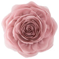 Jwh Stereo Flower Throw Pillow Cover Valentines Day Decorative Velvet Floral Accent Pillow Cases Round Cushion Handmade Pillowca