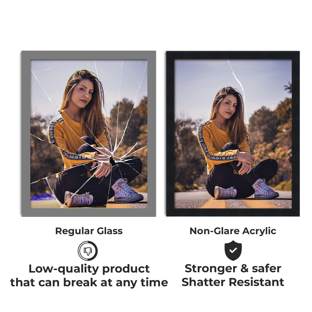 Countryarthouse 11X17 Non-Glare Acrylic Plexiglass Replacement For Picture Frame For 11X17 Photo Frame, Uv-Resistant Non-Glare A