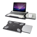 Eho Laptop Pad For Your Lap Portable Lightweight Laptop Pad With Foldable Stopper, Retractable Mouse Pad Tray For Business, Stud