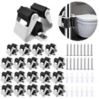3-H Broom Hanger,Mop Holder Wall Mount 20 Pack, Broom Holder Wall Mount For Hanging And Organizing Shovel,Rake,Brush,Yard Tools In Kitchen,Laundry Room,Bathroom,House(Black)