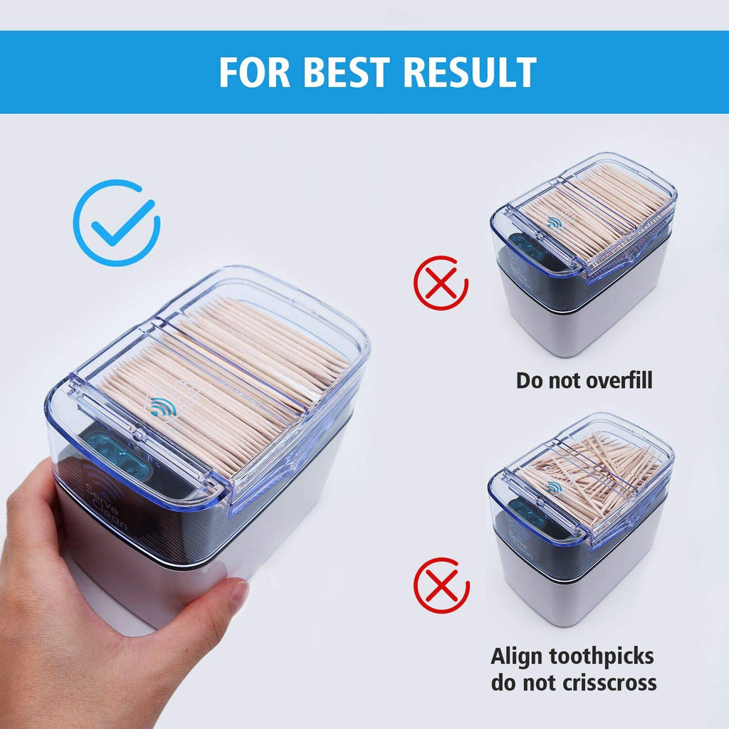 Serve Clean Toothpick Dispenser, Chrome Model DC7400, Elegant Design, Durable Chrome Finish