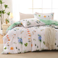 Muxhomo Duvet Cover Full Size, Reversible Floral Multicolor Duvet Cover Set With Zipper Closure, 3 Pieces Botanical Patterns Sof