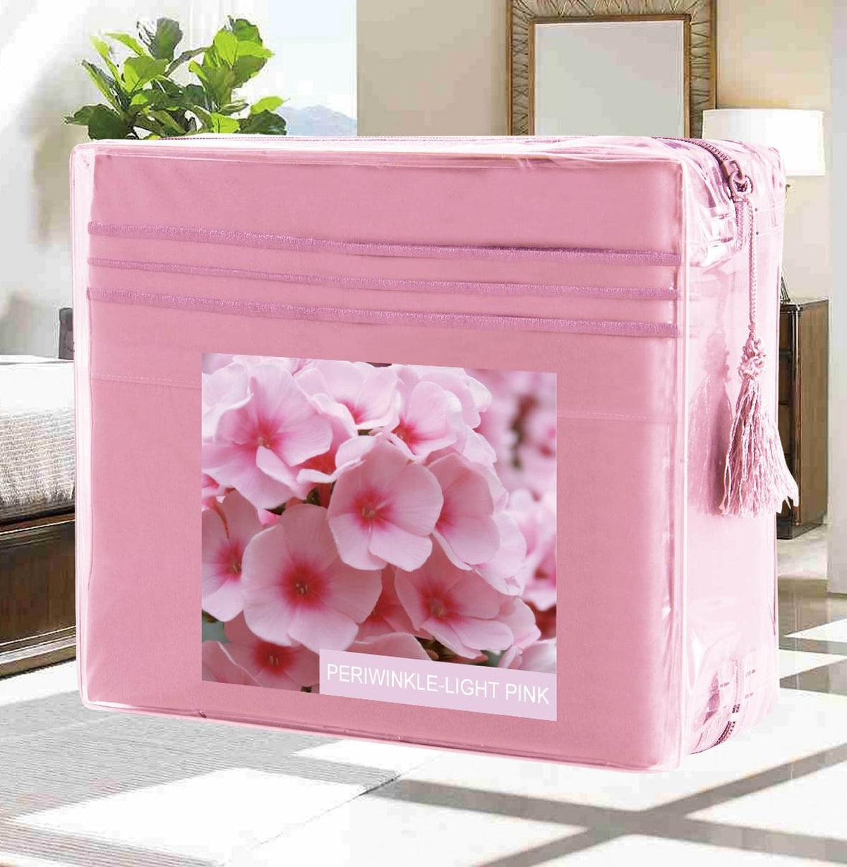 Elegant Comfort Luxury Bed Sheets Set On Amazon Wrinkle-Free 1500 Premier Hotel Quality 4-Piece Bed Sheet Set - Flowers Collecti