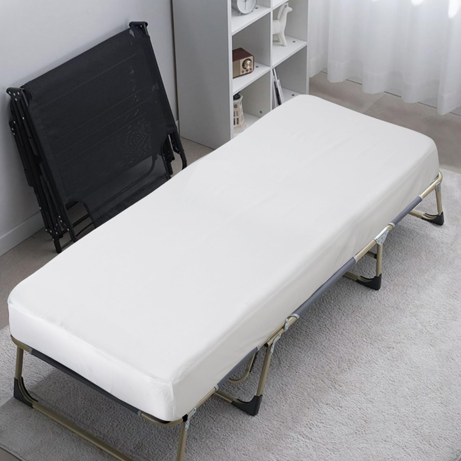 Biloban Cot Sheets 31  75 2 Pack, Cot Size Fitted Sheet Fits For Narrow Twin Mattress/Rv Bunk Mattress/Guest Beds And Folding Be