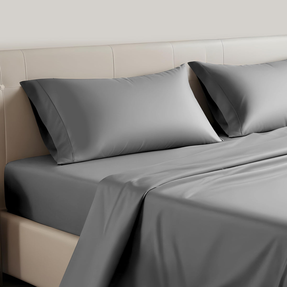 Simple Deluxe Queen Size 4 Piece Sheet, Lightweight Super Soft Easy Care Microfiber - Comfy Breathable, Cooling Bedding Sheets W