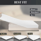 Stretch Twin Fitted Sheet Only - 4-Way Stretchy Jersey Knit Rv Camper Bunk Bed Sheets, Snug Fit As Futon Mattress Sheet Or Fitte