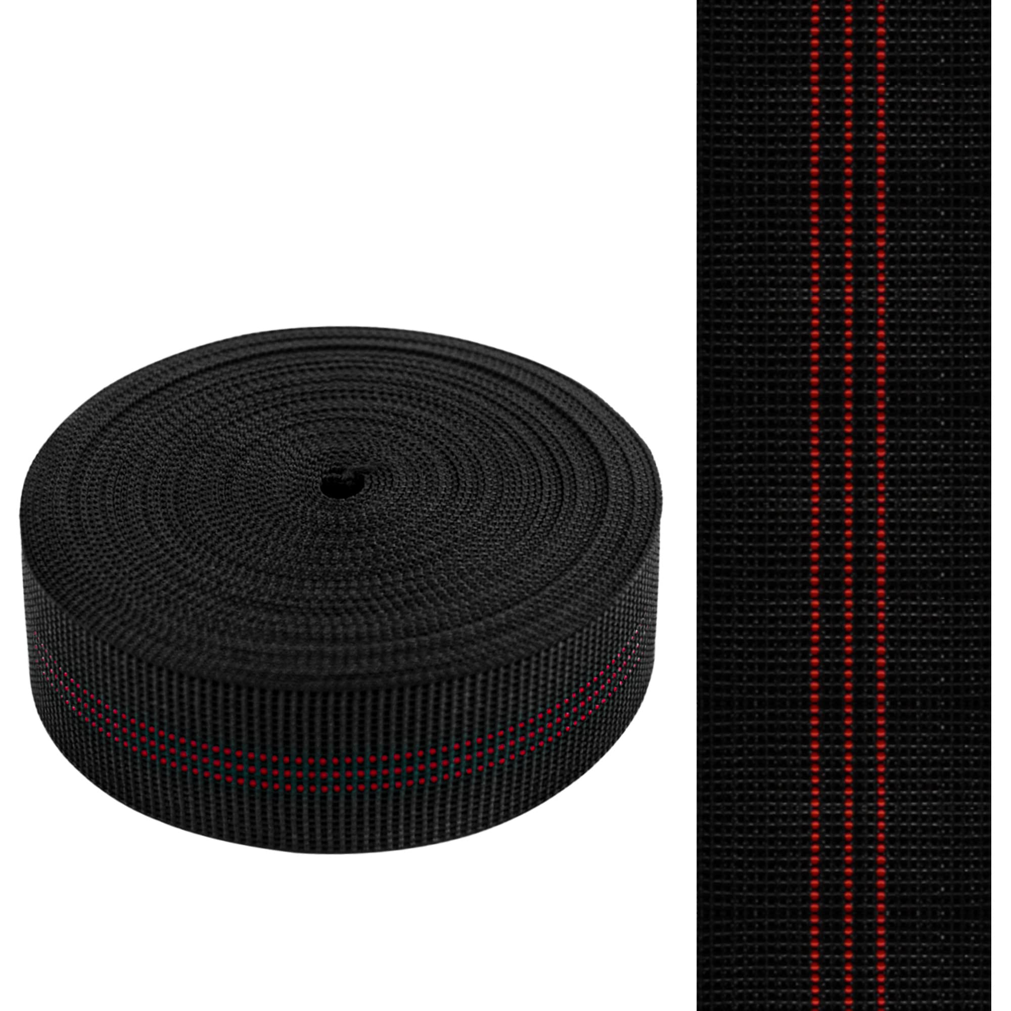 Houseables Upholstery Webbing, Chair Webbing, Elastic Webbing, 2 Inch, 40 FT Roll, Furniture Webbing, Upholstery Webbing for Cha