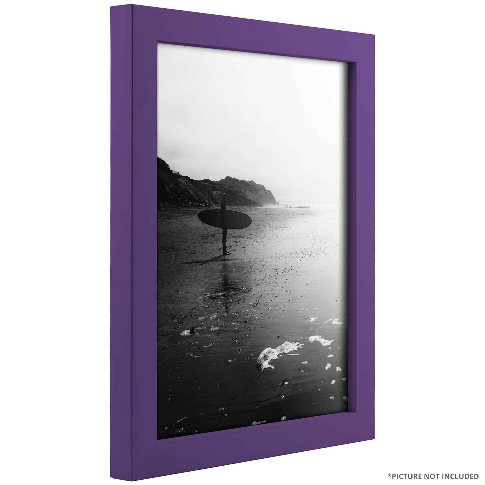 Craig Frames Confetti, Modern Purple Picture Frame, 8 X 12 Inch