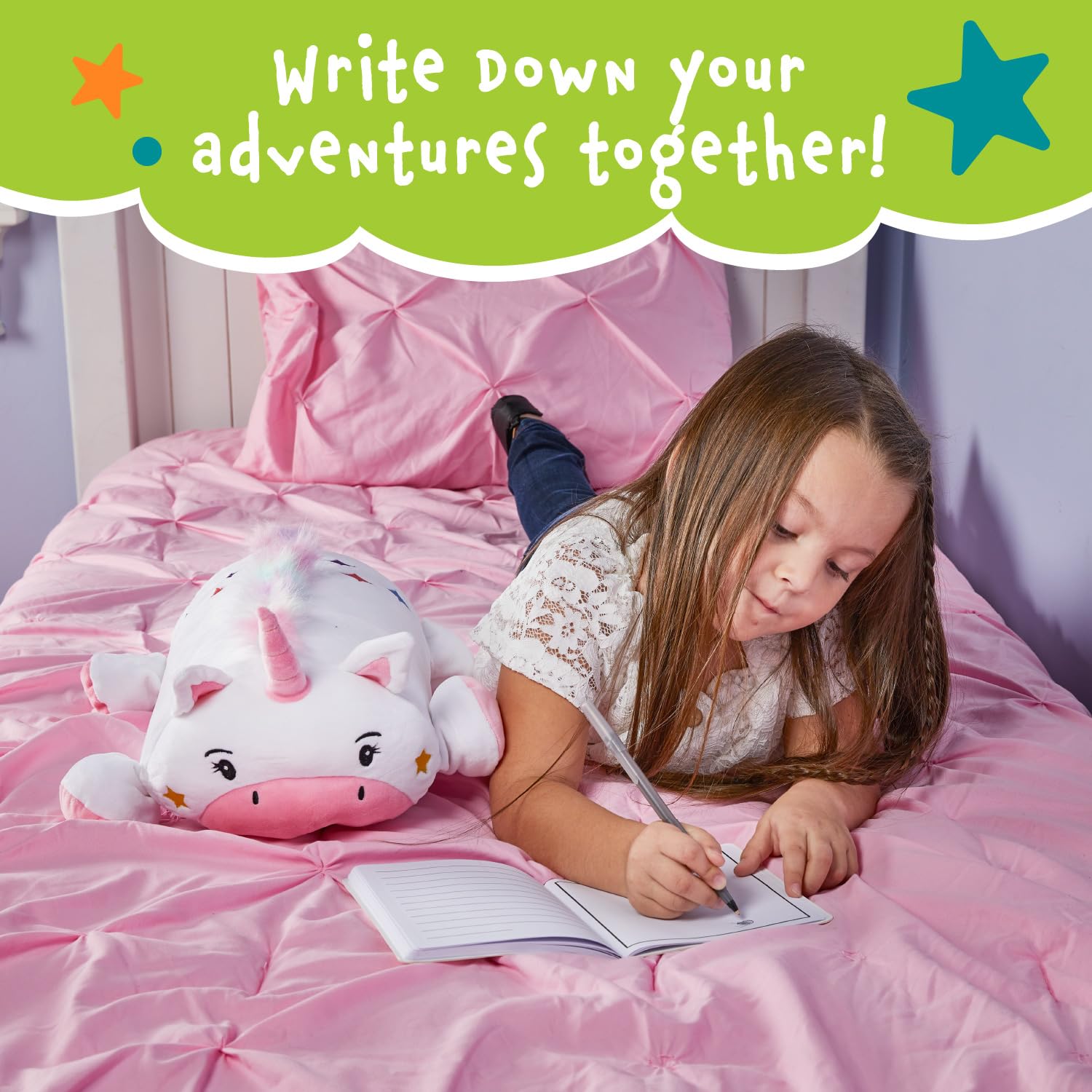 Memory Mates Josi The Unicorn Pillow Plush,15    Stuffed Animal