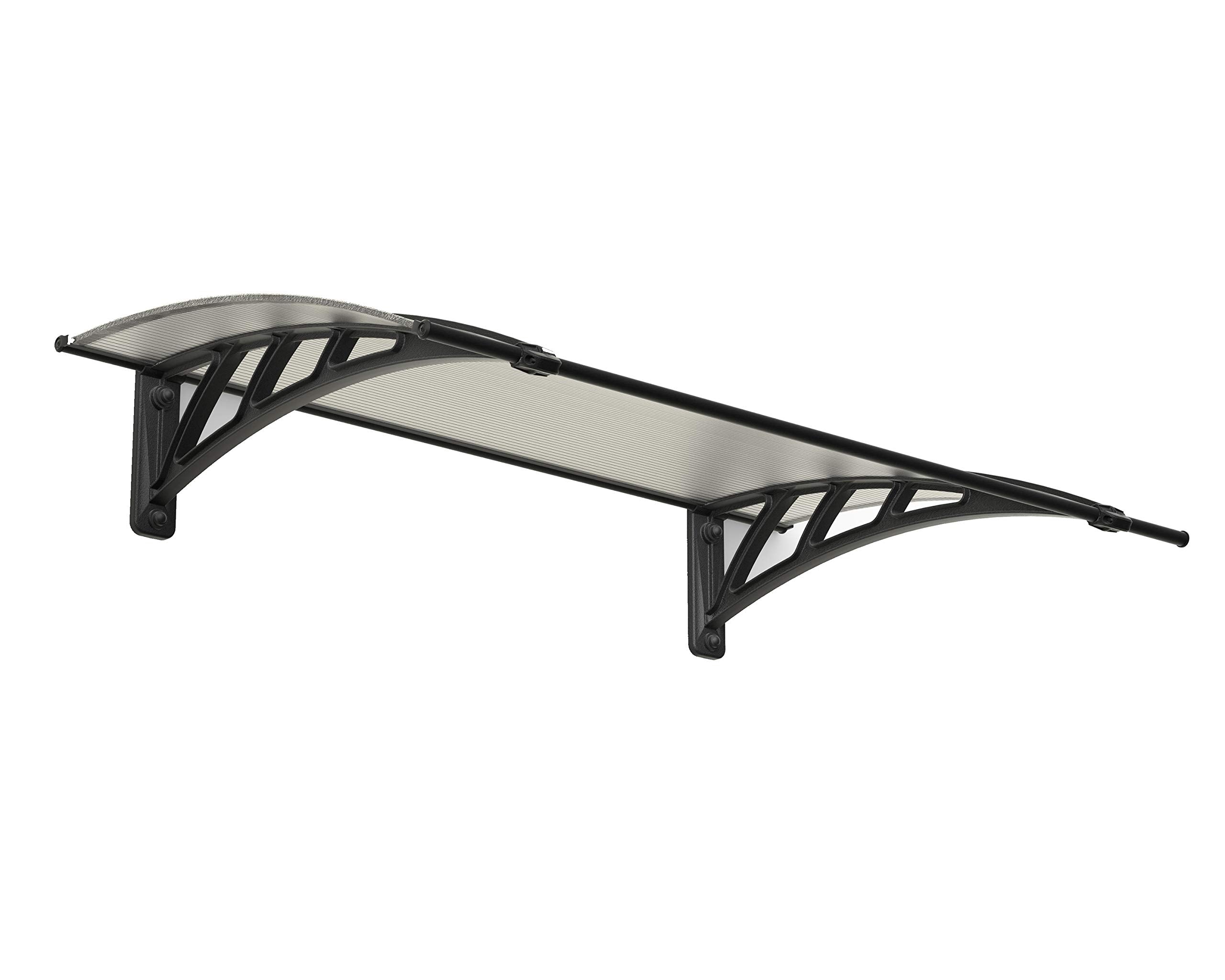 Palram - Canopia Neo 1180 Door Awning - 4' X 3' - Gray Clear