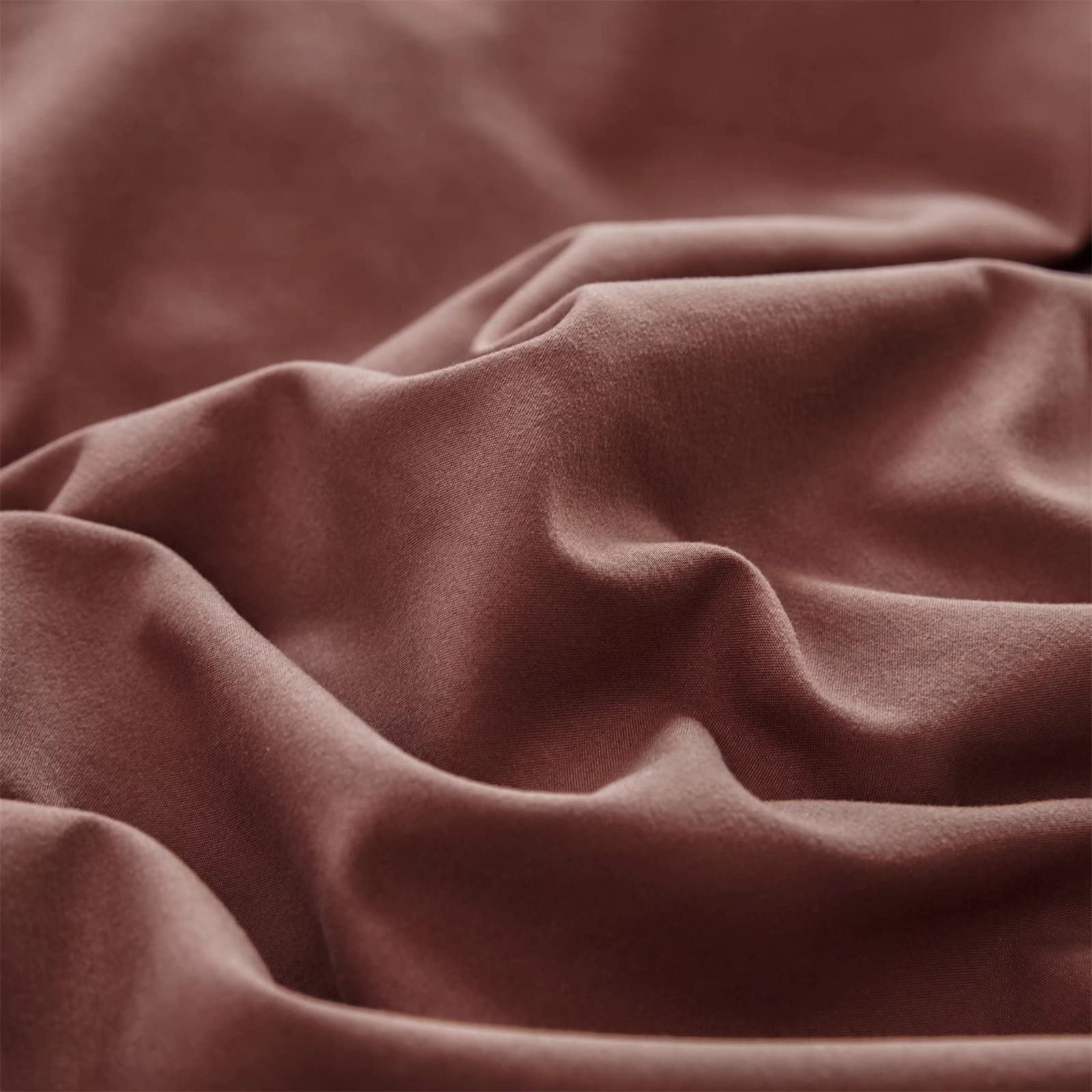 Houseri Brick Red Comforter Set Queen Purplish Red Bedding Queen Women Brick Color Vintage Bedding Comforter Sets Plum Teen Girl