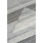 Kosas Home Tierney 60 X 96 Geometric Polyester Fabric Area Rug In Gray