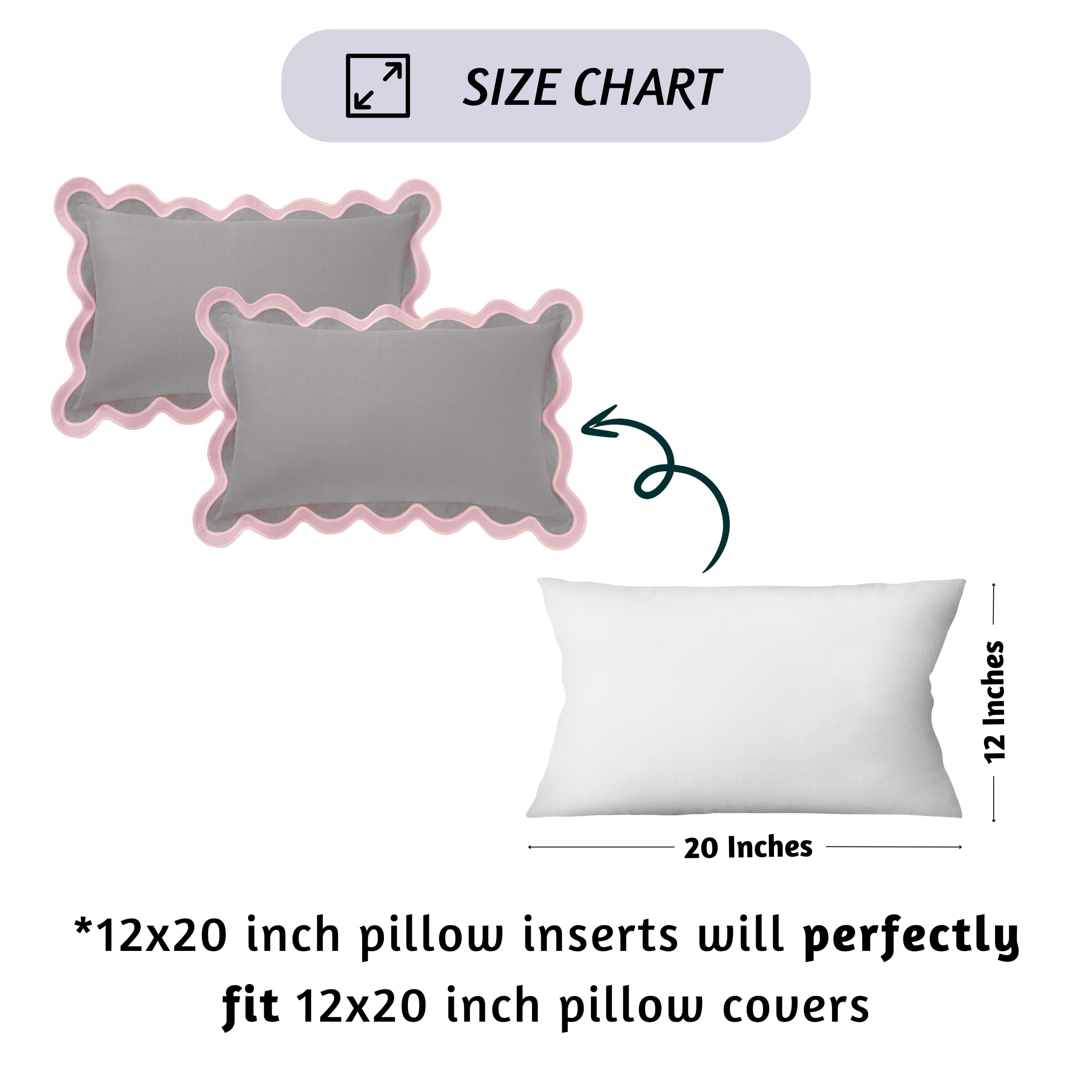 Folkulture Throw Pillow Covers 12X20 Lumbar Pillow Decorative, Set Of 2 Couch Pillows For Living Room, Cute Outdoor Pillows, Cot