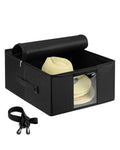 Teraves Large Hat Storage Box for Men & Women Storage, Lightweight Cowboy Hat Travel Case, Stackable & Collapsible, Space Saver 