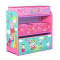 Delta Children - Peppa Pig Design & Store 6 Bin Toy Storage Organizer - Greenguard Gold Certified, Pink