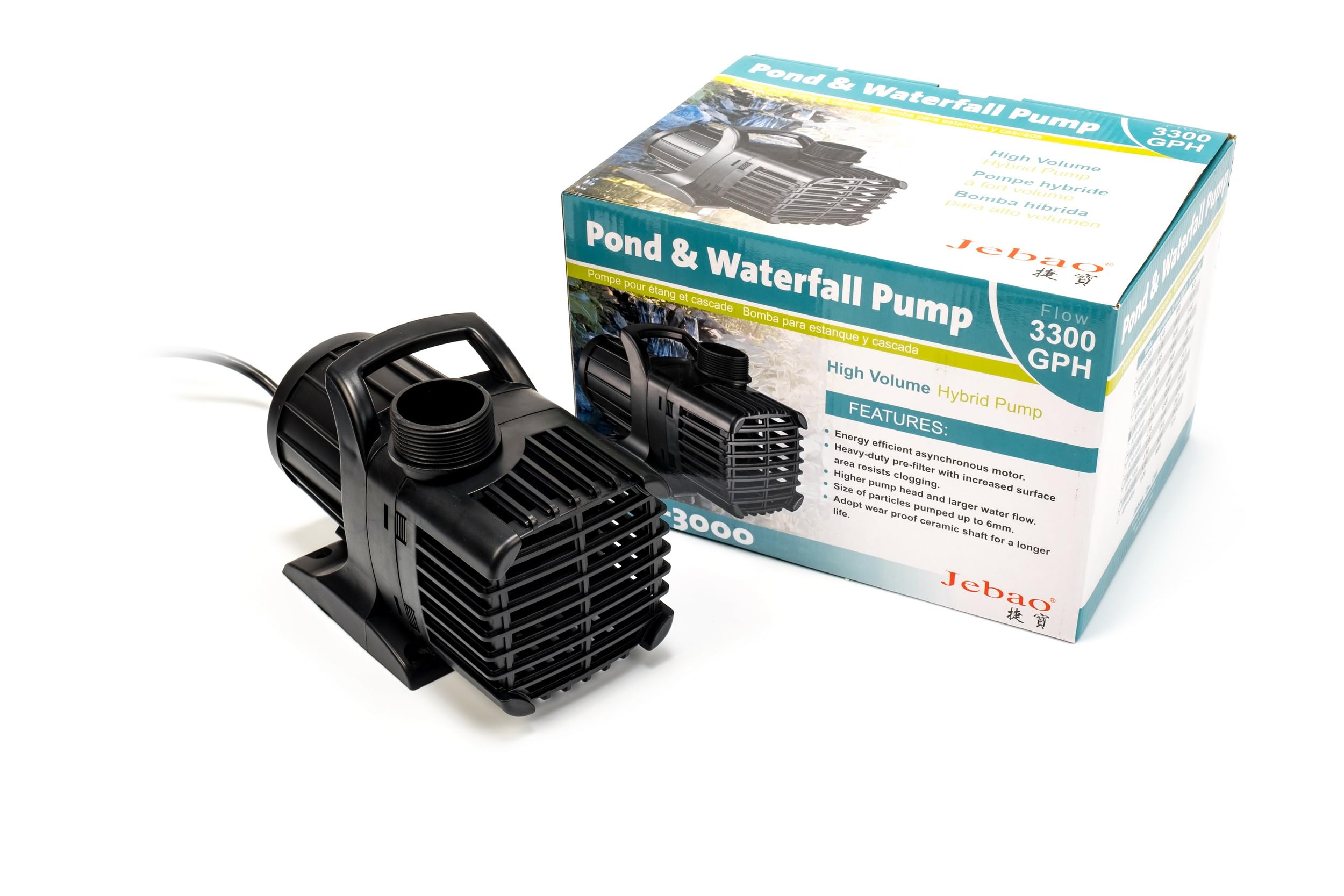 Jebao App Pond & Waterfall Pump (App-3000, 3300Gph)