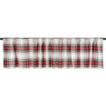 DII Window Valance Collection, 100% Cotton, Pre-Shrunk, Machine Washable, 2 Inch Curtain Rod Pocket, Single Panel, 72x14, Christ