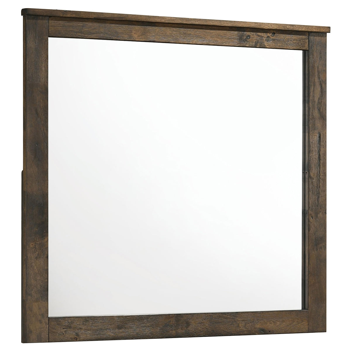 Coaster Woodmont Rectangle Mirror Rustic Golden Brown