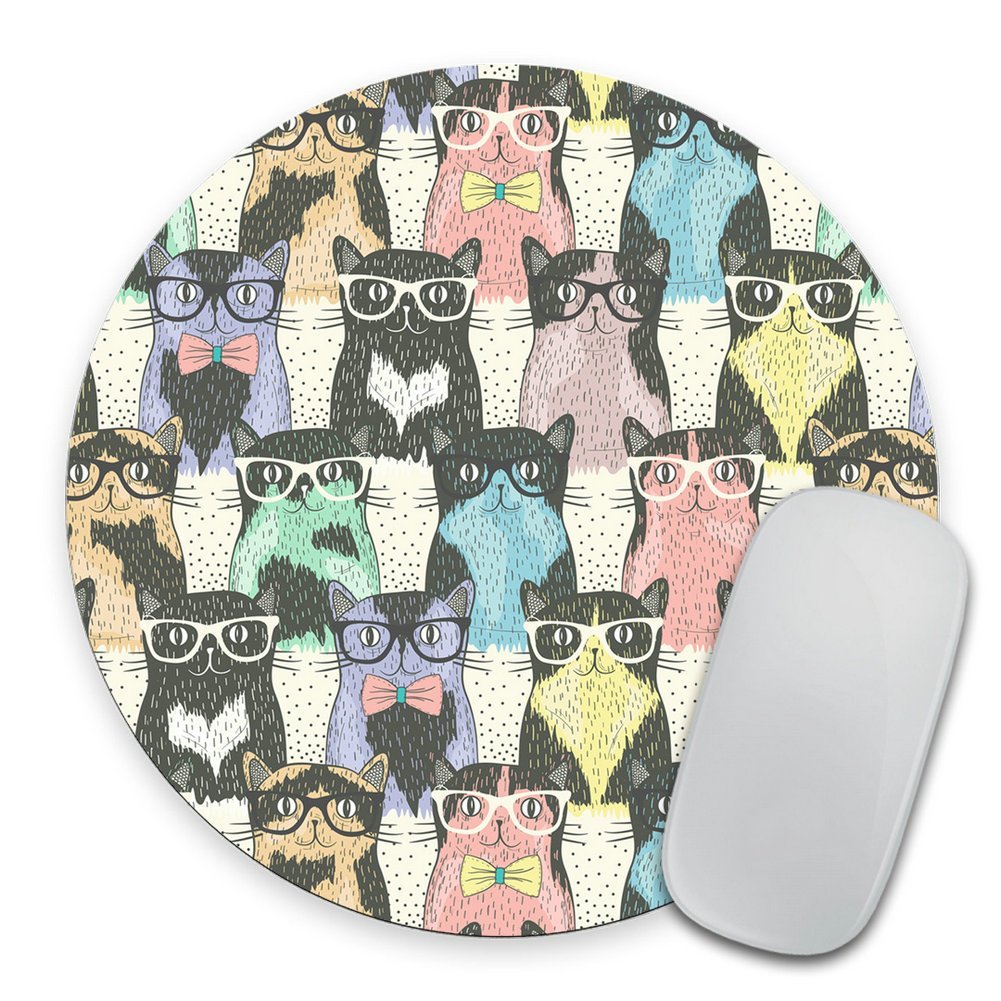 Coworker Present Cat Mouse Pad Funny Office Desk Accessories Rubber Office Supplies Dorm Decor Cute Office Decor Mousepad Cat La