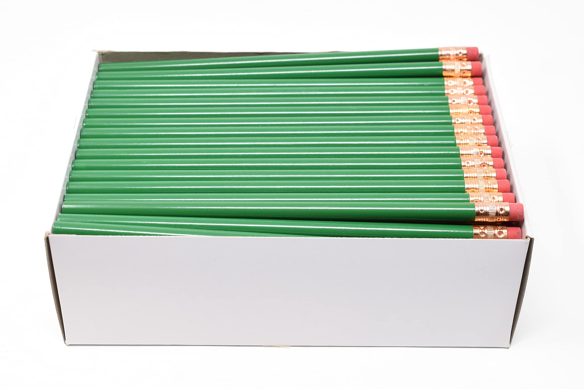 Pencil Guy Blank Round Pencils Green 144 To A Box