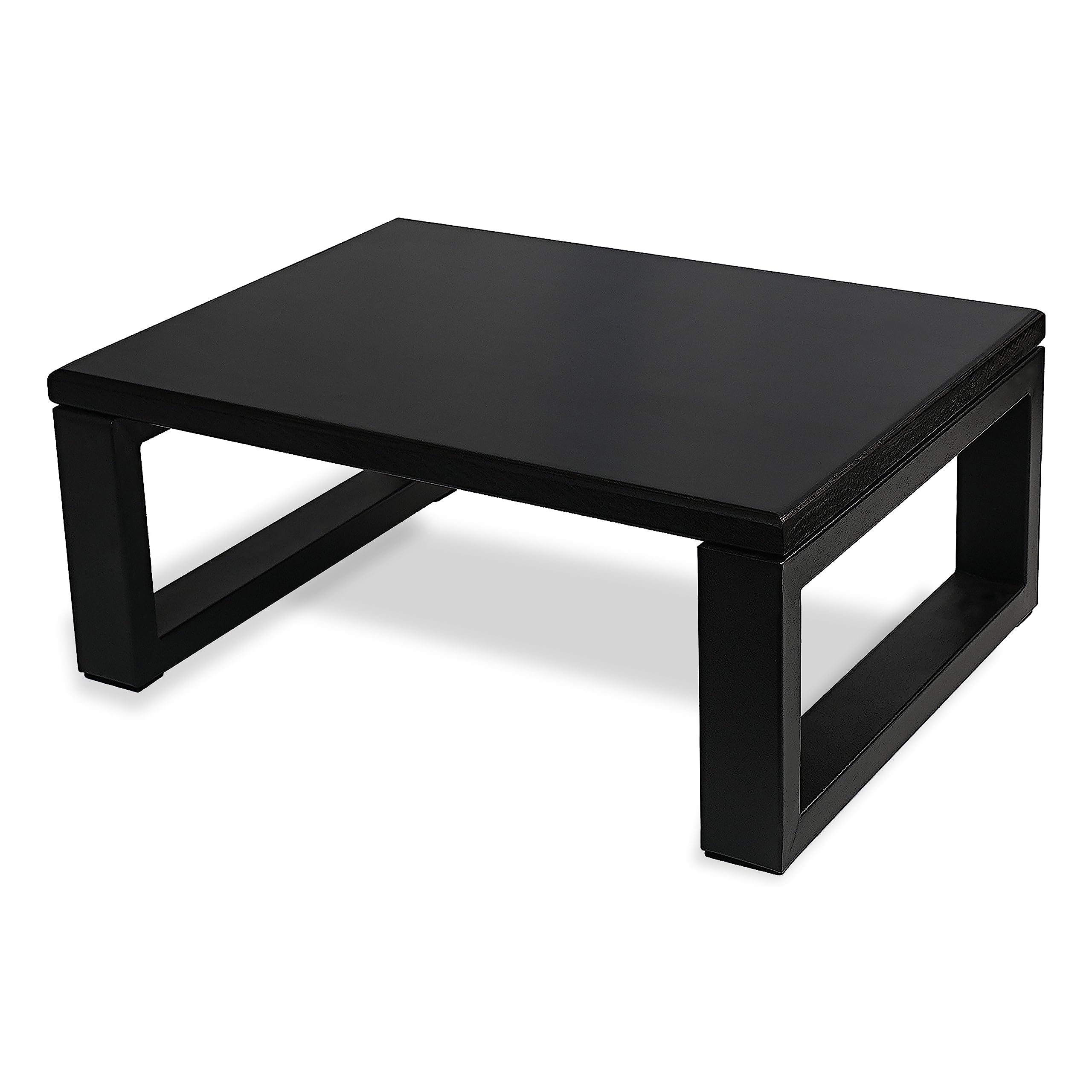 CONSDAN Step Stool with Metal Frame, Solid Hardwood Step Stool for Toddler/Kids/Adult, Portable Step Stool for Bedroom Bathroom-